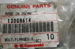 1985-2007 VULCAN VOYAGER 454LTD KAWASAKI (KB16) NOS OEM 130G0614 BOLT FLANGED