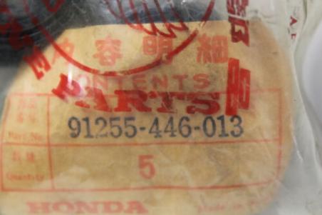 1980-1983 CM200 XL185 HONDA (HB5) NOS OEM 91255-446-013 OIL SEAL