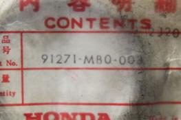 HONDA (HB12) NOS OEM 91271-MB0-003 OIL SEAL