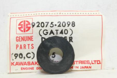 GAT00 GAT40 KAWASAKI (KB22) NOS OEM 92075-2098 DAMPER GROMMET