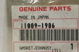 1973-2005 KZ1000 ZG1200 YAMAHA (YB18) NOS OEM 11009-1906 GASKET EXHAUST