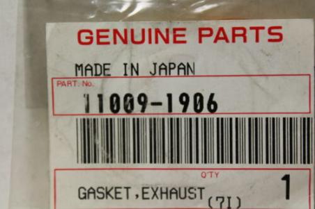 1973-2005 KZ1000 ZG1200 YAMAHA (YB18) NOS OEM 11009-1906 GASKET EXHAUST