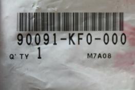 1983-2003 XL600 CB750 XR650 HONDA (HB64) NOS OEM 90091-KF0-000 BOLT