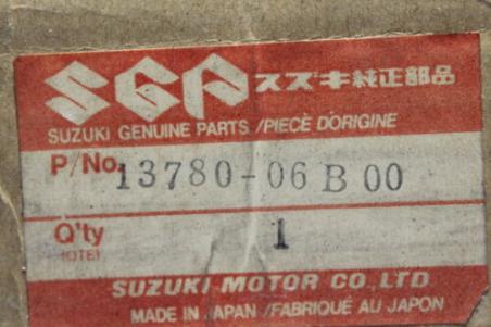 1986-1988 GSX1100 SUZUKI (SBE) NOS OEM 13780-06B00 FILTER AIR CLEANER
