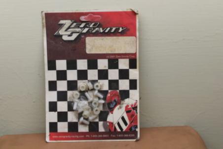 ZERO GRAVITY NOS AFTERMARKET WHITE NYLON FASTENER KIT (SB13)