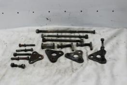1981 SUZUKI GS550 GS550L (#106) MOTOR MOUNT BOLTS BRACKET
