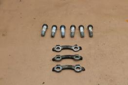 1981 SUZUKI GS550 GS550L (#106) REAR ROTOR BOLTS