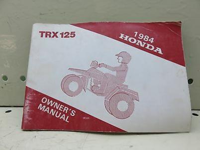 1984 HONDA TRX125 OWNERS MANUAL (HSM-56)