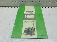 1969 HONDA E1500 PORTABLE GENERATOR SHOP SERVICE MANUAL  (HSM-199)