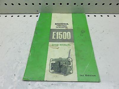 1969 HONDA E1500 PORTABLE GENERATOR SHOP SERVICE MANUAL  (HSM-199)