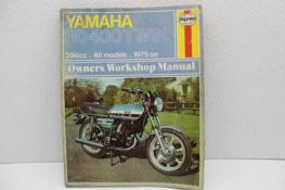 1975 YAMAHA RD400 TWIN OWNERS WORKSHOP MANUAL BOOK (TMAN77)