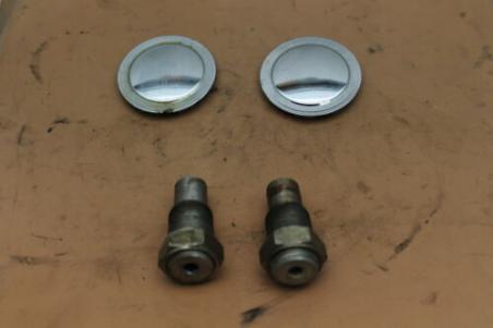 1979 YAMAHA XS750S XS750 SPECIAL (#296) REAR BACK SWINGARM BOLT PIVOT WITH COVER