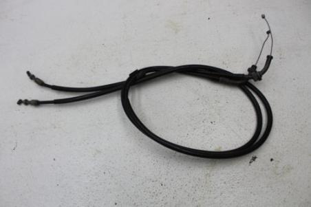 1980 HONDA CB750C CB750 (#312) THROTTLE CABLE LINE A & B PUSH PULL