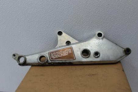 1981 HONDA CB900F CB900 (#327) LEFT FOOT EXHUAST MOUNT BRACKET HOLDER
