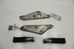 1982 SUZUKI GS650GL GS650 (#356) LEFT RIGHT REAR FOOT REST PEG STEP W/ MOUNTS