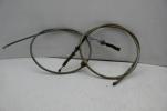 1972 HONDA CL175 (#360) CLUTCH CABLE LINE AND FRONT BRAKE CABLE LINE