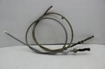 1972 HONDA CL175 (#360) CLUTCH CABLE LINE AND FRONT BRAKE CABLE LINE