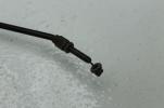 1977 KAWASAKI KZ650 (#364) THROTTLE CABLE LINES OPEN CLOSE