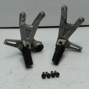 1987 YAMAHA FZR1000 LEFT RIGHT REAR FOOT REST PEG STEP (YBF)