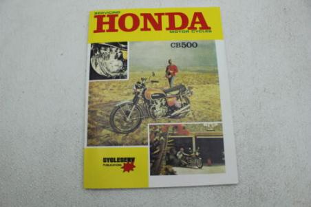 1971 HONDA CB500 SERVICE OWNERS MANUAL SHOP BOOK (TMAN116)