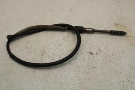 1975 YAMAHA  XS650 (#365) TACHOMETER CABLE LINE W/ SPINDLE GEAR 