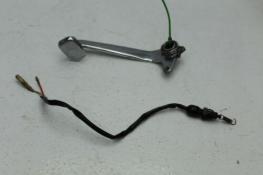 2003 SUZUKI GZ250 (#329) REAR BRAKE FOOT PEDAL WITH BRAKE SWITCH 