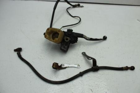 1978 YAMAHA XS750 SPECIAL (#282) FRONT BRAKE MASTER CYLINDER W/ HOSES FOR PARTS*