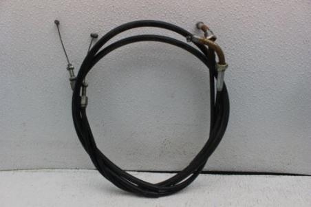 1979 HONDA CX500 CUSTOM (#348) THROTTLE CABLE LINE A & B PAIR SET