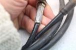 1979 HONDA CX500 CUSTOM (#348) THROTTLE CABLE LINE A & B PAIR SET