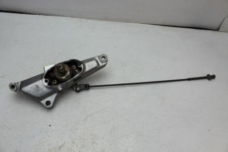 1977 HONDA CB750 HONDAMATIC (#370) REAR BRAKE PIVOT ROD, FOOT EXHAUST MOUNT 