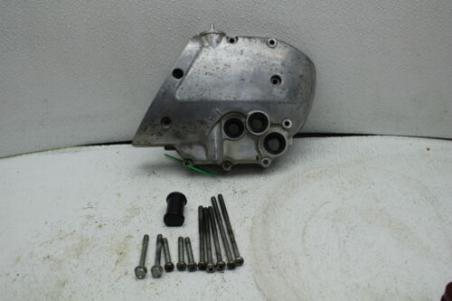 1977 HONDA CB750 HONDAMATIC (#370) LEFT ENGINE COVER FRONT SPROCKET CASE