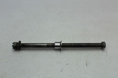 1986 SUZUKI VS700 INTRUDER (#373) REAR AXLE BACK WHEEL RIM PIVOT BOLT AXEL
