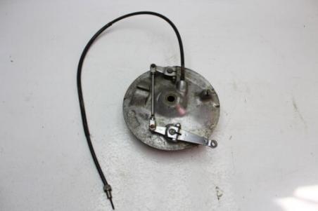 1981 YAMAHA XS400 (#375) FRONT BRAKE HUB DRUM FRONT WHEEL PLATE 