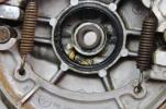 1981 YAMAHA XS400 (#375) FRONT BRAKE HUB DRUM FRONT WHEEL PLATE 