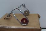 1981 KAWASAKI CSR KZ1000 HEADLIGHT LAMP EARS MOUNT BRACKET (HLEU06)