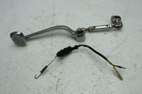 1983 YAMAHA XJ750 MAXIM (#383) REAR BRAKE FOOT PEDAL W/ SWITCH