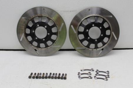 1983 YAMAHA XJ750 MAXIM (#383) LEFT RIGHT FRONT BRAKE ROTOR DISC