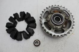 1981 KAWASAKI KZ750 LTD (#385) REAR SPROCKET DRUM REAR WHEEL COUPLING RUBBER