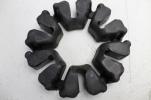 1981 KAWASAKI KZ750 LTD (#385) REAR SPROCKET DRUM REAR WHEEL COUPLING RUBBER