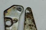 1982 SUZUKI GS450T GS450 (#395) REAR LEFT RIGHT FOOT BRACKET STAY HOLDER MOUNT