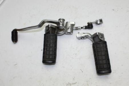 1983 YAMAHA XJ750 MAXIM LEFT RIGHT FRONT FOOT REST PEG STEP SHIFTER PEDAL (YSM01