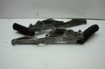 1980 YAMAHA XS1100 (#400) LEFT RIGHT REAR FOOT REST PEG STEP W/ MOUNT BRACKETS