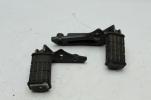 1985 YAMAHA XV700 VIRAGO (#402) LEFT RIGHT REAR FOOT REST PEG STEP