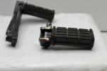 1985 YAMAHA XV700 VIRAGO (#402) LEFT RIGHT REAR FOOT REST PEG STEP