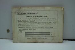 1976 HONDA XL250 XL250A OWNERS MANUAL BOOK (HB104)