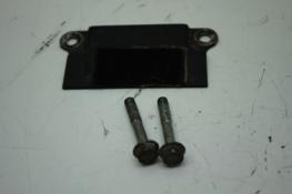 1981 HONDA CB650C CB650 CUSTOM (#404) PLATE, OWNERS MANUAL BRACKET 