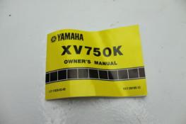 1982 YAMAHA VIRAGO XV750 OWNERS MANUAL BOOK (TMAN04) 4X7-28199-13