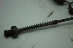 1977 YAMAHA XS360-2D (#413) REAR BACK BRAKE PIVOT SHAFT BRAKE PEDAL ROD
