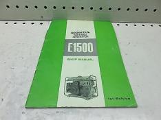 1969 HONDA E1500 PORTABLE GENERATOR SHOP SERVICE MANUAL  (HSM-200)