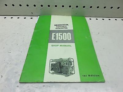 1969 HONDA E1500 PORTABLE GENERATOR SHOP SERVICE MANUAL  (HSM-200)
